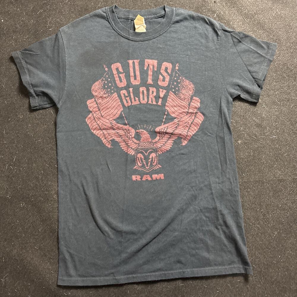 Men's Dodge RAM Guts Glory Graphic T-Shirt Black Size Medium Truck Automotive